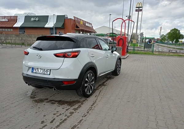 Mazda CX-3 cena 69900 przebieg: 76000, rok produkcji 2019 z Słupca małe 407